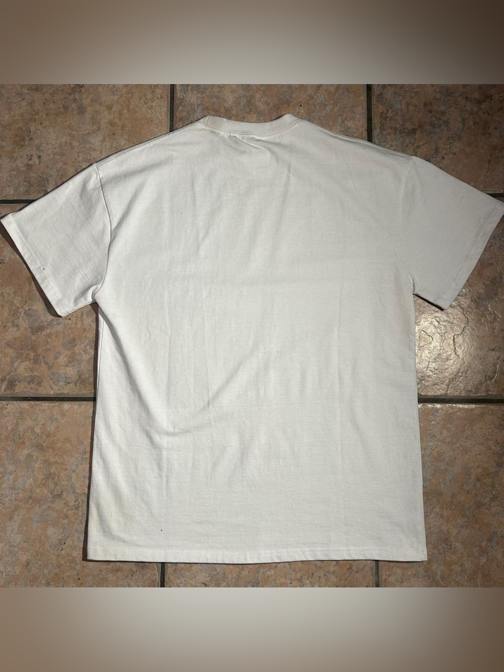 Classic Men's White Crew Neck T-Shirt